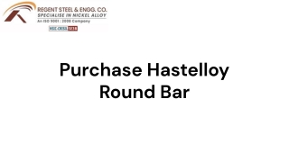 Hastelloy Round Bar