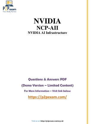 NCP-AII Questions and Answers pdf dumps