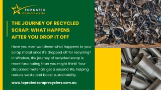the journey of recycled scrap what happens after