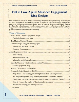 Fall in Love Again Must See Engagement Ring Designs