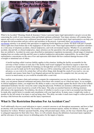 What Is And What Does An Injury Lawyer Do?