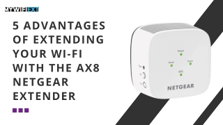 Supercharge Your Internet with the AX8 Netgear Wi-Fi Extender