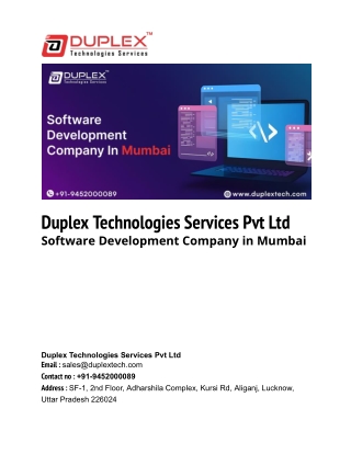 Software Development Company in Mumbai