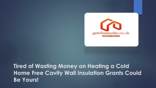 Tired of Wasting Money on Heating a Cold Home Free Cavity Wall Insulation Grants Could Be Yours!