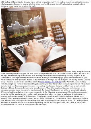 cfd trading is like surfing the financial waves