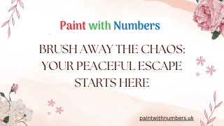 Start Your Healing Journey with Paint by Numbers