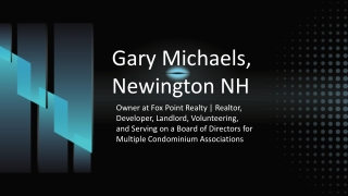 Gary Michaels (Newington, NH) - A Smart Decision-Maker