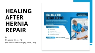 Healing After Hernia Repair