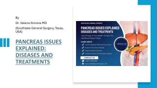 Pancreas Issues Explained - Diseases And Treatments