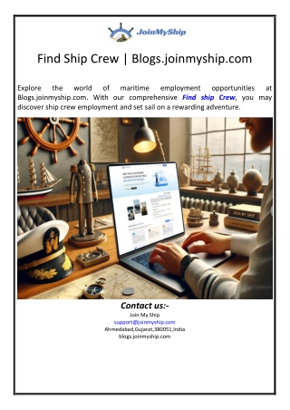 Find Ship Crew | Blogs.joinmyship.com