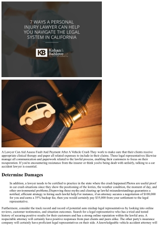 What Does An Auto Accident Attorney Do? Described