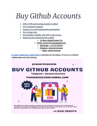 Buy Github Accounts (2)