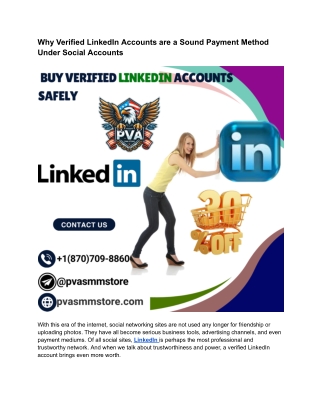 why verified linkedin accounts are a sound