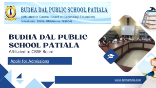 Budha Dal Public School – CBSE School with NCC in Patiala for Boys & Girls