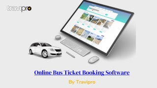 Online Bus Ticket Booking Software