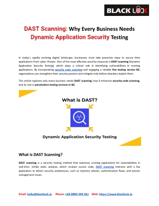 dast scanning why every business needs dynamic