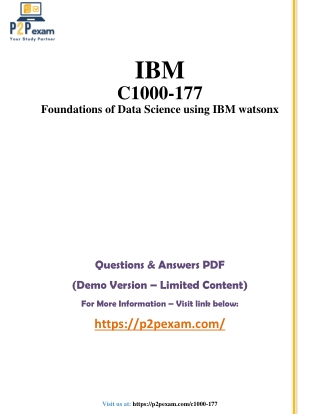 C1000-177 Questions and Answers pdf dumps