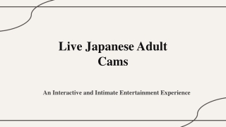 Live Japanese adult cams