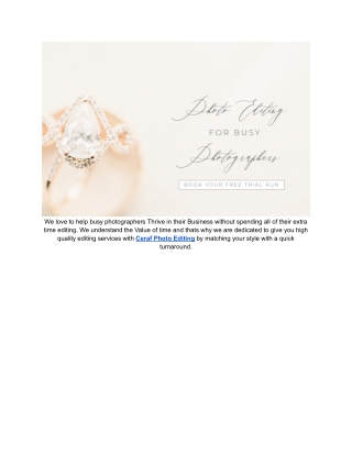 Cerafphotoediting: Your Trusted Private Photo Editor