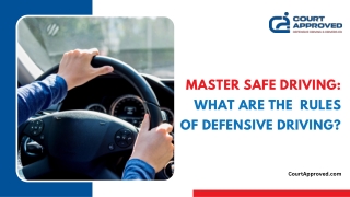 master safe driving what are the rules
