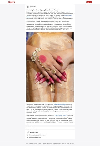 Shimmering Traditions: Exploring Indian Jewelry Trends