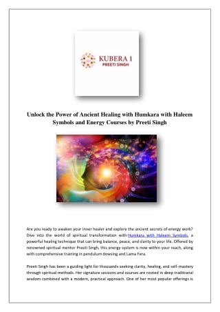 Numerology Course by Preeti Singh | Kubera1