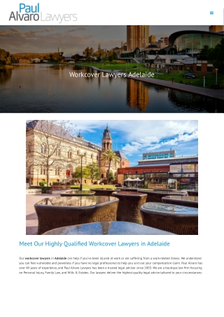 Workcover Lawyers Adelaide