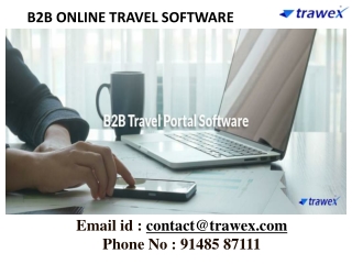 B2B ONLINE TRAVEL SOFTWARE