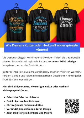 Wie Designs Kultur oder Herkunft widerspiegeln können?