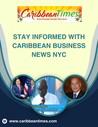 Stay Informed with Caribbean Business News NYC