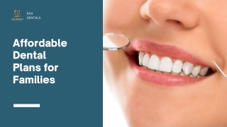 Affordable Dental Plans for Families