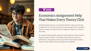 economics assignment help that makes every theory