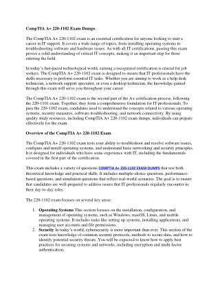 comptia a 220 1102 exam dumps