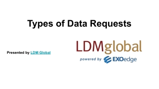 Types of Data Requests