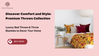 Discover Comfort and Style Premium Throws Collection