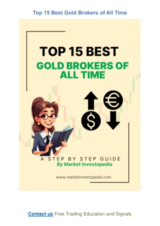 Top 15 Best Gold Brokers | Expert Picks and Reviews
