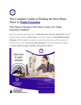 the complete guide to finding the best home tutor