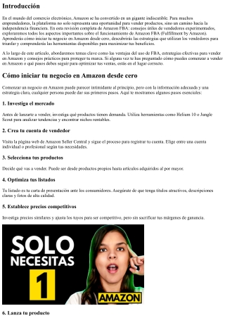 Revisión completa de Amazon FBA: Consejos útiles de vendedores experimentados
