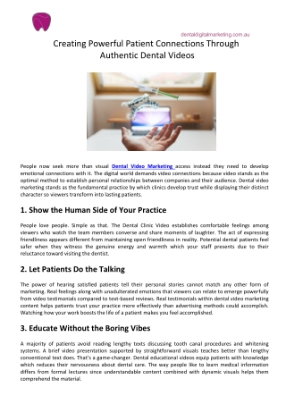 dentaldigitalmarketing com au