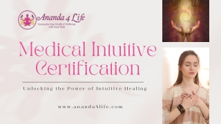 Medical Intuitive Certification: Unlock Your Healing Power