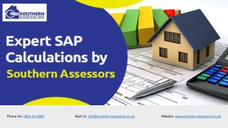Expert SAP Calculations by Southern Assessors UK