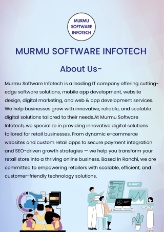 Custom Software, Apps, API, AI Apps & Web Development Service brochure