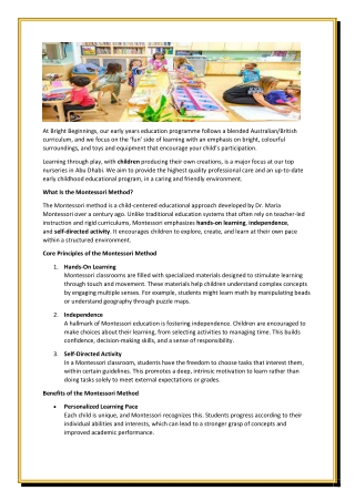 Montessori