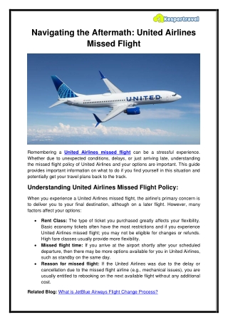 navigating the aftermath united airlines missed