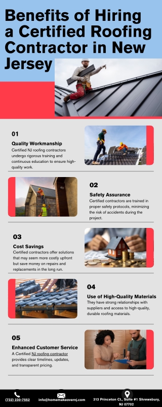 Benefits of Hiring a Certified Roofing Contractor in New Jersey