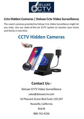 Cctv Hidden Cameras