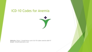 icd 10 codes for anemia