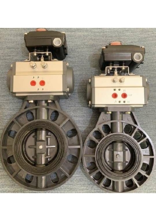 Van bướm nhựa điều khiển khí nén - htvietnamvalve