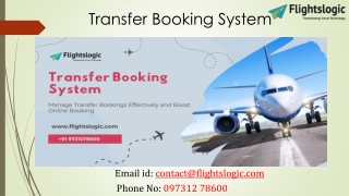 Transfer Booking System