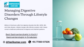 managing digestive disorders through lifestyle